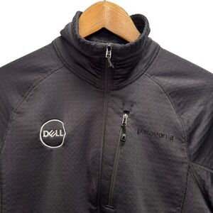 Patagonia Men's Small Dark Gray 1/4 Zip Regulator Pullover Shirt Windows 10 Dell